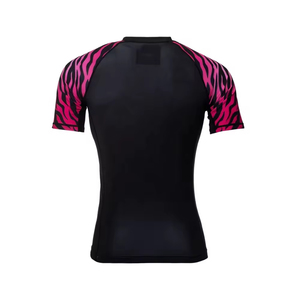 Rashguards à manches courtes pour hommes de taille personnalisée Chemises compressées de haute qualité pour MMA et BJJ Swim - Product Image 2