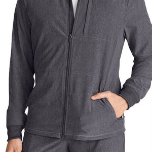 Blouse d'hôpital confortable, uniforme médical, veste de laboratoire extensible universelle, manches longues, offre une sensation douce à l'intérieur - Product Image 3