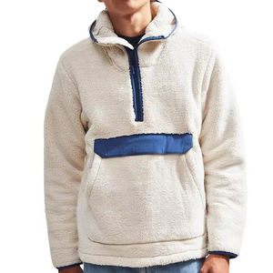 Professional Custom Manufacturers Sherpa <b>Fluffy</b> Fleece Hoodie Thick Warm Winter Men's 100% Cotton Oversized Sherpa <b>Hoodies</b> - Product Image 1