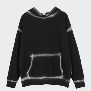 Alta calidad de gran tamaño Vintage lavado pesado francés Terry algodón personalizado Hip Hop Streetwear sudaderas con capucha para hombres - Product Image 1