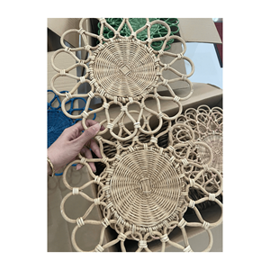 Vintage Rattan <b>Charger</b> <b>Plate</b> for Home Decor Elegant Table Decoration-Factory Price - Product Image 1