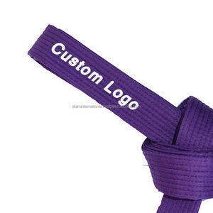 Ceinture de karaté de haute qualité personnalisée 160 cm - 360 cm Couleurs durables Ceinture en coton Arts martiaux Judo Karaté Taekwondo - Product Image 2