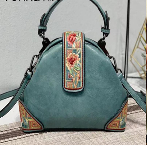 Vibrant blue <b>quilted</b> tote with a stunning dragonfly and floral scene. Available at wholesale prices. - Product Image 5