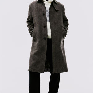 Sudadera con capucha extragrande de algodón de alta calidad con logotipo impreso personalizado OEM para hombre, sudadera de invierno de manga larga, técnica teñida lisa - Product Image 2