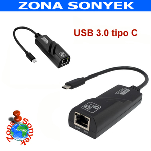 Adaptador USB-C a Gigabit Ethernet para Laptop - Convertidor de Red Cableada - Product Image 1