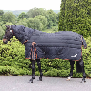 พรมคอมโบที่มั่นคงลายม้าขนาด200กรัมผ้าคลุมคอผ้าห่มฤดูหนาวมีให้เลือกทุกขนาด - Product Image 1