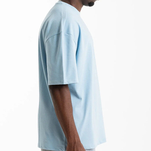 Camiseta Extra Grande para Hombre 100% Algodón, Corte Holgado, 300 g/m², Peso Pesado, Estampada, Lisa, Cuello Redondo, Personalizable, Venta al por Mayor - Product Image 3