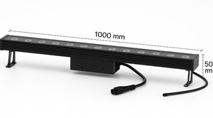 Lumière linéaire de rondelle de mur de 1000MM Mono LED 24W 36W 48W éclairage extérieur de bâtiment de façade 1800K-6500K 230V - Product Image 4