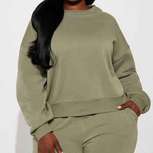 Sudaderas con capucha de lana de algodón para mujer, sudaderas de talla grande para correr al aire libre, ropa deportiva informal, jersey de alta calidad, sudaderas con capucha transpirables - Product Image 2