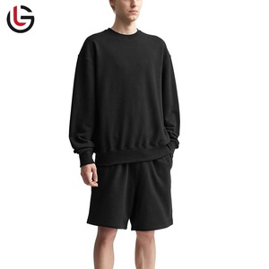 เสื้อสเวตเตอร์คอกลมแขนยาวสำหรับผู้ชายเสื้อสเวตเชิ้ตคอกลมแขนยาวผ้าฝ้ายพิมพ์โลโก้เสื้อสไตล์สตรีทแวร์ตามสั่งไซส์ - Product Image 6