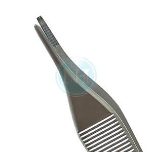 Pinzas para tejidos con mango ligero y antideslizante para un rendimiento quirúrgico seguro, pinzas para tejidos con puntas dentadas para un agarre firme del tejido - Product Image 5