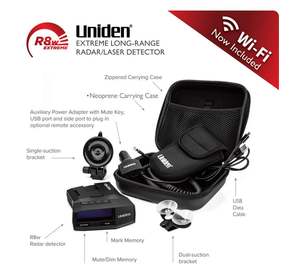 Detector de radar Uniden R8w más vendido, protección de largo alcance extremo, actualización Wi-Fi, conducción segura disponible, compre 2 y obtenga 1 gratis - Product Image 4
