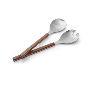Servidor de ensaladas de lujo, juego de cubiertos de Metal, cuchara y tenedor, nuevo diseño - Product Image 2