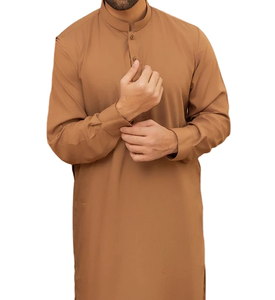 Factory Made Premium Quality <b>Men</b> <b>Shalwar</b> <b>Kameez</b> Traditional Style Summer Wear Quick Dry Wrinkle Free Customized Colors Wedding - Product Image 5