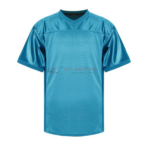 Nouveauté T-shirt en maille surdimensionné à col en V avec logo personnalisé, respirant, séchage rapide, style hip-hop pour hommes, fabriqué au Pakistan - Product Image 2