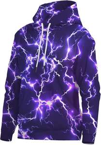 Pulls à capuche personnalisés pour hommes, meilleure qualité, manches longues, brodés, couleur unie, impression numérique hivernale - Product Image 2