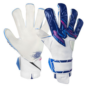 Vente en gros de gants de gardien de but de football à prise en main forte, protection des doigts en cuir de paume en latex antidérapant - Product Image 1