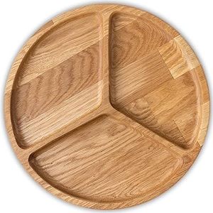 Assiette de sécurité pour service alimentaire Plateau en bois de hêtre fait à la main Décoratif - Product Image 5