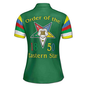Orden personalizada de la estrella del Este OES 1850 Polo de mujer Polo de manga corta hecho a medida de alta calidad para hombre - Product Image 1