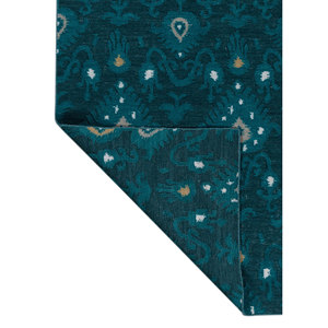 Bedouin Blue <b>Flat</b> Weave Wool <b>Rugs</b> for Home Use-Model Adwl-13322(Fr) - Product Image 5