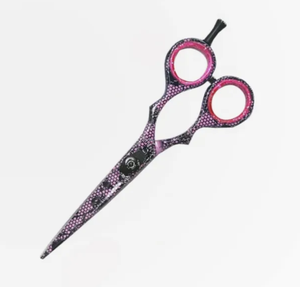 กรรไกรตัดผมสแตนเลสเยอรมันเคลือบกระดาษขนมขบเคี้ยวพร้อมสกรูปรับได้ - Product Image 3