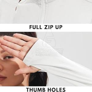 เสื้อแจ็คเก็ตกอล์ฟสำหรับผู้หญิงพร้อมปกตั้งและดีไซน์แบบถักเพื่อความสบาย อุ่น และประสิทธิภาพระหว่างการฝึกซ้อมกอล์ฟ - Product Image 3