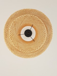 โคมไฟระย้าไม้ไผ่ทำด้วยมือจากเวียดนามวัสดุหวาย FBA สำหรับ Amazon - Product Image 3