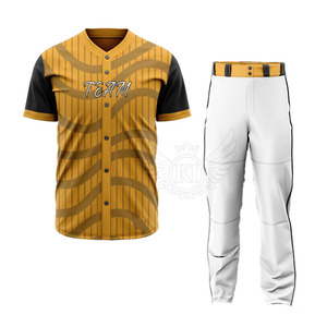 Fabricación de fábrica Ropa deportiva Uniforme de béisbol de alta calidad de color personalizado para adultos - Product Image 1