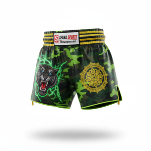 Pantalones Cortos de Muay Thai y Kickboxing para Hombre con Logotipo Personalizado SFANA SPORTS, Cómodos, Duraderos, de Secado Rápido, para Entrenamiento de MMA, Boxeo y Gimnasio - Product Image 4