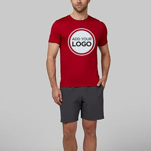 <b>Mens</b> <b>Cool</b> Crewneck <b>T</b>-<b>Shirt</b> | Anti-Odor | Quick Drying <b>T</b>-<b>Shirt</b> Front/Back Print <b>T</b> <b>Shirts</b> Custom <b>T</b> <b>Shirt</b> - Product Image 3