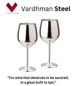 Verre à vin en acier inoxydable de qualité supérieure 400ml + capacité incassable sans BPA passe au lave-vaisselle élégant pour les fêtes Sip Sophistication - Product Image 2