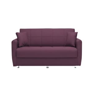Sofa <b>Bed</b> Set European Convertible Style Extendable <b>Storage</b> Solid <b>Wood</b> <b>Frame</b> Fabric Upholstery Click Clack Mechanism-Eco-Friendly - Product Image 1