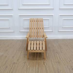 SILLA PLAYA PATIO RELAX MADERA TECA CON LIMAS - Product Image 2