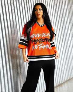 เสื้อยืดตาข่ายพิมพ์ลายสกรีนสำหรับผู้หญิงเสื้อยืดโอเวอร์ไซส์ผ้าคอตตอนเสื้อยืดผ้าฝ้าย100% โอเวอร์ไซส์สำหรับผู้ชาย - Product Image 4