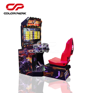 Parque colorido, venta al por mayor, arcade de carreras que funciona con monedas, máquina de juego para niños, juego de motos, simulador de coches de carreras - Product Image 4