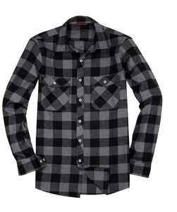 Col boutonné Offre Spéciale tricoté 100% coton séchage rapide à manches longues hommes chemises en flanelle léger automne extérieur Style de rue - Product Image 6