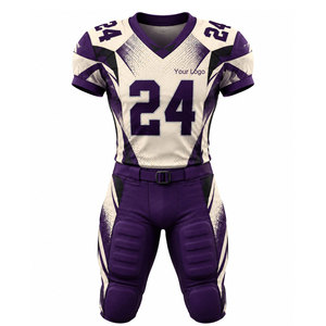 Uniforme de Fútbol Americano Ligero y Transpirable de Poliéster, Diseño Personalizado de Primera Calidad con Colores y Tallas a Medida - Product Image 1