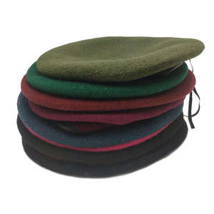 Bérets personnalisés 100% laine, style image, haute qualité, nouvelle mode, logo personnalisé, prix d'usine, cérémonie, toutes saisons, unisexe, 2025 - Product Image 3