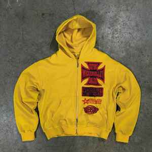 OEM personalizado piedra lavado DTG impresión gráfica Vintage desgastado cremallera hasta sudaderas con capucha para hombre Zip Up ácido lavado Sudadera con capucha - Product Image 3