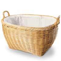 Panier en rotin fabriqué à la main nouveauté panier à linge pour la décoration intérieure utilisation de stockage utilisé bacs boîte et rangement de chiffons pour le lavage