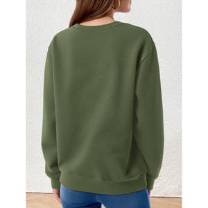 เสื้อฮู้ดและสเวตเตอร์ผูกโบว์ไหล่ของผู้หญิงเสื้อสเวตเตอร์ถักแบบหลวมๆมีฮู้ดสำหรับผู้หญิง - Product Image 5