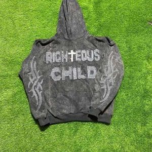 Sudadera con capucha de lavado ácido de peso pesado personalizada con diseño de logotipo de parche bordado 100% algodón tela térmica sostenible bolsillo de suministro ODM - Product Image 5