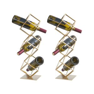 TQC Italian Design Bottle Stand <b>Modern</b> Black Metal Frame <b>Wine</b> Bottle <b>Rack</b> Bar Hotel Restaurant Hot Selling Decorative Accessorie - Product Image 5