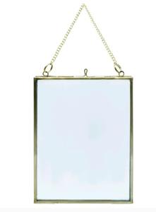 Cadre photo en métal robuste avec bordures larges et finition en laiton antique conçu pour une durabilité et un charme durables - Product Image 5