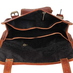 Par de bolsas de viaje deportivas grandes unisex, alforjas de cuero genuino de grano completo con logotipo personalizado, alforjas de estilo vintage con patrón de caramelo - Product Image 5