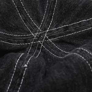 2025 <b>Top</b> New Latest High Quality Denim Beret <b>Womens</b> Washed Jeans Retro Painter <b>Hat</b> Octagonal Caps Low Moq Cheap Price For Adults - Product Image 5