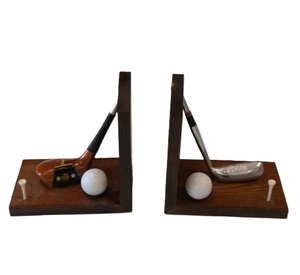 Serre-livres design Golf Stick & Ball pour la tenue de livres avec une finition de haute qualité à bas prix Chez Lowes - Product Image 1