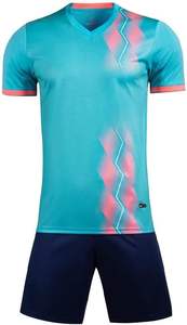 Ensemble de maillot de football jaune à manches courtes pour hommes, uniforme de football violet pour adultes, personnalisation du nom, numéro DIY, service OEM, 100% polyester - Product Image 6