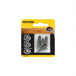 Jeu de forets mixtes Stanley, 6 pièces, forets multi-usages - Product Image 2