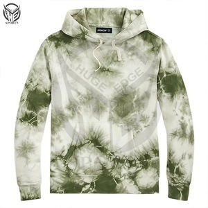 Sudadera con capucha de entrenamiento de invierno teñida de varios colores personalizada, tinte de corbata ligero para hombres, impermeable y ecológico - Product Image 6